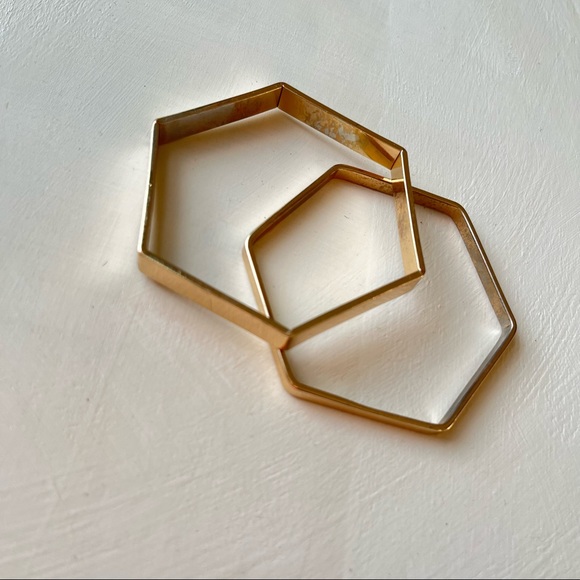 Gold bangle set - Picture 3 of 5